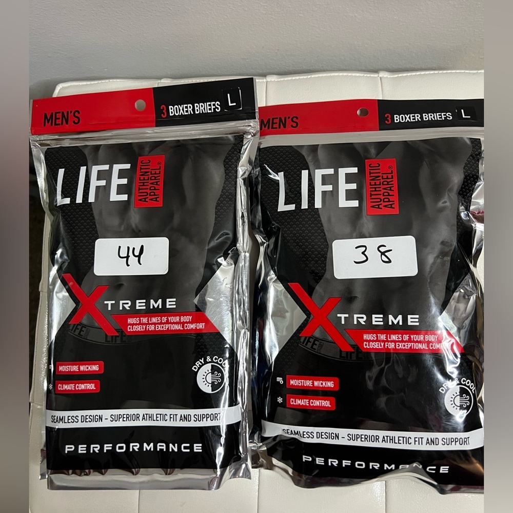 Authentic Apparel Life Men’s Boxers 3-Pack (Set of 2) Size L - Picture 2 of 6